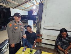 Sapa Warga Personel Polsek Menukung