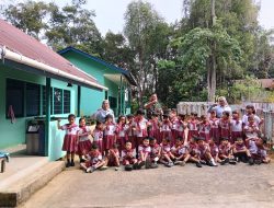 Peduli Akan Pendidikan Moral Babinsa Semitau Ajak Anak TK Pelita Stop Bullying