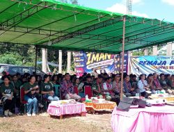Dukung Pembinaan Generasi Muda Dan Kerukunan Umat Kapolsek Mempawah Hulu Hadiri Pertemuan Raya IV Remaja Pemuda GKE