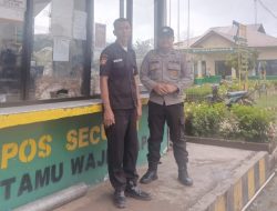 Jalin Silaturahmi Dan Sinergitas Polisi Sambangi Satpam PT PBL Ngabang