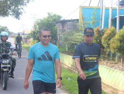Dandim 1206/Putussibau Ajak Anggota Jalan Sehat, Sebagai Wujud Kebersamaan Dalam Menjaga Kesehatan