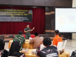 Perkuat Jiwa Nasionalisme Korem 121/Abw Bekali ASN Dengan Penguatan Karakter Kebangsaan