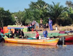 Dalam Rangka HUT Bhayangkara Ke-80, Polsek Kendawangan Gelar Lomba Mancing Udang Galah