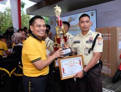 Olahraga Bersama Dan Car Free Day Semarakkan Peringatan Ke-80 Hari Bhayangkara Di Polda Kalbar