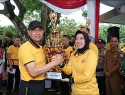 Polres Landak Raih Empat Penghargaan Lomba Ketahanan Pangan Pada Peringatan Hari Bhayangkara Ke-80