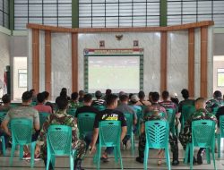 Jalin Kekompakan Bersama Warga Anggota Kodim 1208/Sambas Gelar Nonton Bareng Piala Dunia 2026