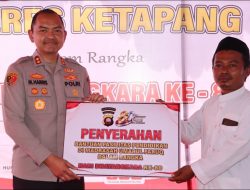 Kapolres Ketapang Resmikan Bantuan Sumur Bor dan Fasilitasi Pendidikan Di Mushola Al-Misbahul Munir Dalam Rangka Hari Bhayangkara Ke-80