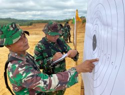 Latihan Menembak Senjata Ringan Semester I TA 2026 Prajurit Kodim 1204/Sanggau Asah Profesionalisme