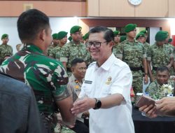 TERIMA YONIF TP 940/JN, KANG AKUR TEKANKAN SINERGI TNI DAN PEMDA DORONG PEMBANGUNAN SUBANG