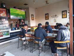 Kodim 1204/Sanggau Laksanakan Nobar Piala Dunia Portugal Kalahkan Kroasia 2-1