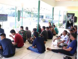 Kodim 1206/Putussibau Gelar Nobar Piala Dunia 2026 Untuk Pererat Kemanunggalan TNI Dan Rakyat 