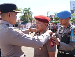Kapolres Ketapang Pimpin Upacara Kenaikan Pangkat 73 Personel Periode 1 Juli 2026