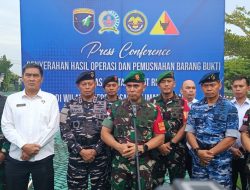 Pangdam XII/Tpr Pimpin Pelepasan Purna Tugas Satgas Pamtas RI-Malaysia Dan Pemusnahan Barang Bukti Ilegal