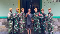 Pendekatan Humanis Berbuah Kepercayaan Warga Perbatasan Sukarela Serahkan Senjata Api Rakitan Ke Satgas Yonarmed 19/Bogani
