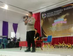 Aipda Ngadino Jadi Narasumber Penyuluhan Bahaya Bullying Pada Pekan Pemuda GKII Melawi Hilir