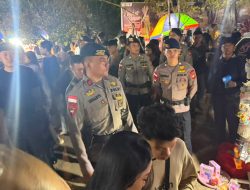 Brimob Kalbar Amankan Malam Penutupan Gawai Adat Dayak Nosu Minu Podi XXII Kabupaten Sanggau