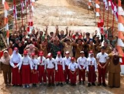Pembanguan Jembatan Gantung Dan Aramco Rampung 100% Dandim 1206/Psb Pastikan Siap Digunakan Oleh Warga 