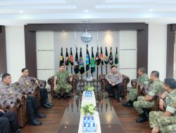Perkuat Soliditas TNI – Polri Kapolda Kalbar Silaturahmi Kepada Pangdam XII/Tanjungpura
