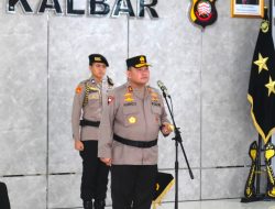 Kapolda Kalbar Pimpin Pelantikan Karolog Dirbinmas Dan Ka SPN Perkuat Soliditas Organisasi