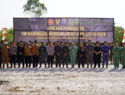 Kepala Kesbangpol Kabupaten Sambas Resmi Buka TMMD Reguler Ke-129 Kodim 1208/Sambas