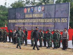 Satukan Langkah Bangun Negeri Kodam XII/Tpr Resmi Gelar TMMD Je-129 Di Tiga Wilayah Kalbar