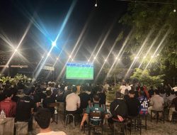 Kodim 1204/Sanggau Gelar Nobar Semifinal Piala Dunia 2026  Argentina Melaju Ke Final Usai Taklukkan Inggris 2-1