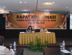 Rapat Koordinasi Fungsi Kesekretariatan Polda Kalbar 2026 Tingkatkan Profesionalisme Dan Tata Kelola Administrasi