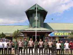 Perkuat Soliditas TNI-Polri Kapolres Ketapang Bersama PJU Polres Ketapang Jalin Silaturahmi Ke Kodim 1203 Ketapang