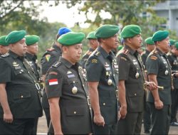Peringati HUT Ke-68 Kodam XII/Tanjungpura Korem 121/Abw Wujudkan Penghormatan Kepada Arwah Para Pahlawan Laksanakan Ziarah Ke TMP