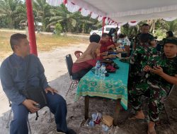 Kapus Galing Dukung Penuh Pelaksanaan TMMD Reguler Ke-129 Kodim 1208/Sambas Di Desa Tempapan Hulu