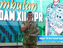 Puncak Peringatan HUT Ke-68 Kodam Pangdam XII/Tpr Pimpin Doa Bersama Dan Syukuran