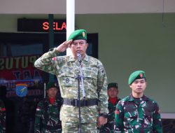 Kodim 1206/Psb Gelar Upacara 17-an Sekaligus Peringatan HUT Kodam Xll/Tanjungpura 