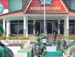 Pimpin Upacara 17-an Bulan Juli 2026 Kasrem 121/Abw Tekankan Prajurit Untuk Jaga Disiplin Dan Bijak Dalam Menggunakan Media Sosial
