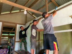 RTLH Sasaran Ke-II Milik  Yustina Dayang Dusun Belatung Mulai Digenjot