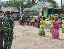 Tim Wasev TMMD Reguler ke-129 Kunjungi Lokasi TMMD Kodim 1208/Sambas Di Desa Tempapan Hulu
