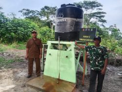 Kadus Semanas Sampaikan Terima Kasih Atas Pembangunan Sumur Bor Program TMMD Ke-129 Kodim 1208/Sambas