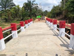 Akses Warga Dusun Sami Kini Makin Lancar Jembatan Hasil Karya Bakti Kodam XII/Tpr Tuntas 100 Persen