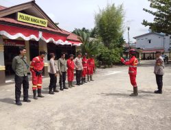 Polsek Nanga Pinoh Bersama KPH Dan Daops Manggala Agni Ground Check Hot Spot