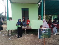 Anak-Anak Desa Tempapan Hulu Bangga Miliki Poskamling Baru Hasil Program TMMD Ke-129 Kodim 1208/Sambas