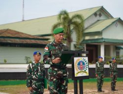 Kasiren Korem 121/Abw Tegaskan Disiplin Merupakan Fondasi Utama Dalam Pelaksanaan Tugas Prajurit 