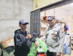 Patroli Malam Polsek Belimbing  Masyarakat Ajak Jaga Kamtibmas