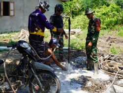 Satgas TMMD Ke-129 Kebut Pengerjaan Sumur Bor Demi Penuhi Kebutuhan Air Bersih Warga
