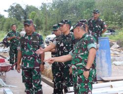 Sambut kedatangan Kasdam XII/Tpr Di Bumi Senentang Dan Tinjau Langsung Progres Pembangunan KDKMP