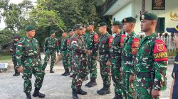 Sambangi Prajurit Di Perbatasan Danrem 121/Abw Selaku Dankolakops Prajurit Selalu Jaga Kesehatan Disiplin Dalam Melaksanakan Tugas