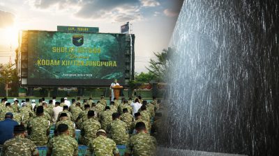 Sholat Istisqo Kodam XII/Tanjungpura Jadi Ikhtiar Spiritual Hadapi Karhutla Hujan Guyur Kalbar
