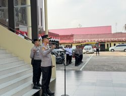 Apel Jam Pimpinan Kapolresta Pontianak Sampaikan Commander Wish Kapolda Kalbar Presisi Now