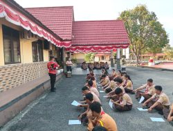 Sat Binmas Polres Melawi Gelar Pembinaan Saka Bhayangkara Tanamkan Disiplin Dan Jiwa Pelopor Kamtibmas