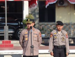 Pimpin Apel Jam Pimpinan Kapolres Melawi Tekankan Kerapian Personel Dan Kebersihan Mako