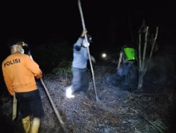 Polsek Sayan Tingkatkan Patroli Dan Ground Check Tujuh Titik Api Untuk Cegah Karhutla