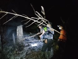 Polsek Belimbing Lakukan Ground Check Lima Titik Api Hasil Deteksi Satelit